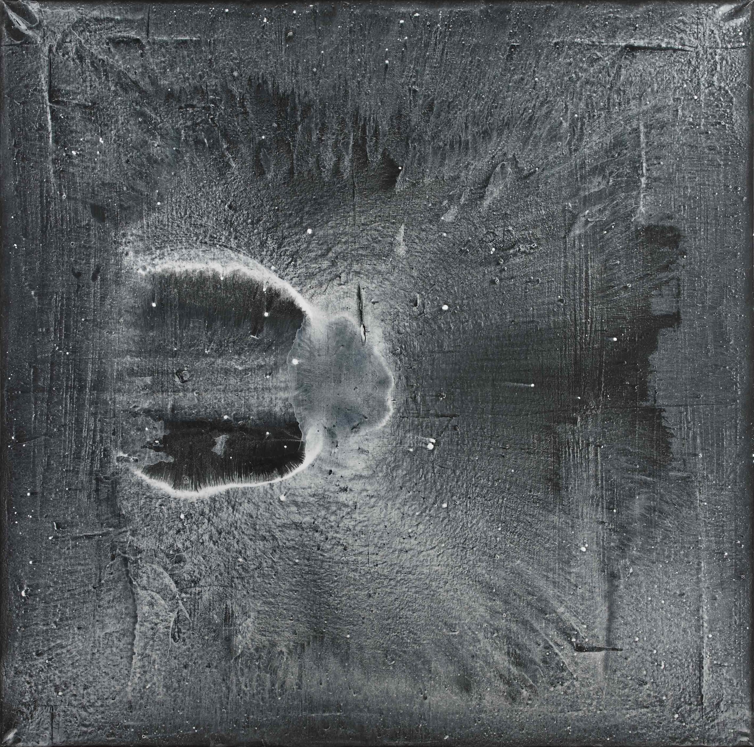 Gray 16-2007-Acrylic on canvas-100x100cm