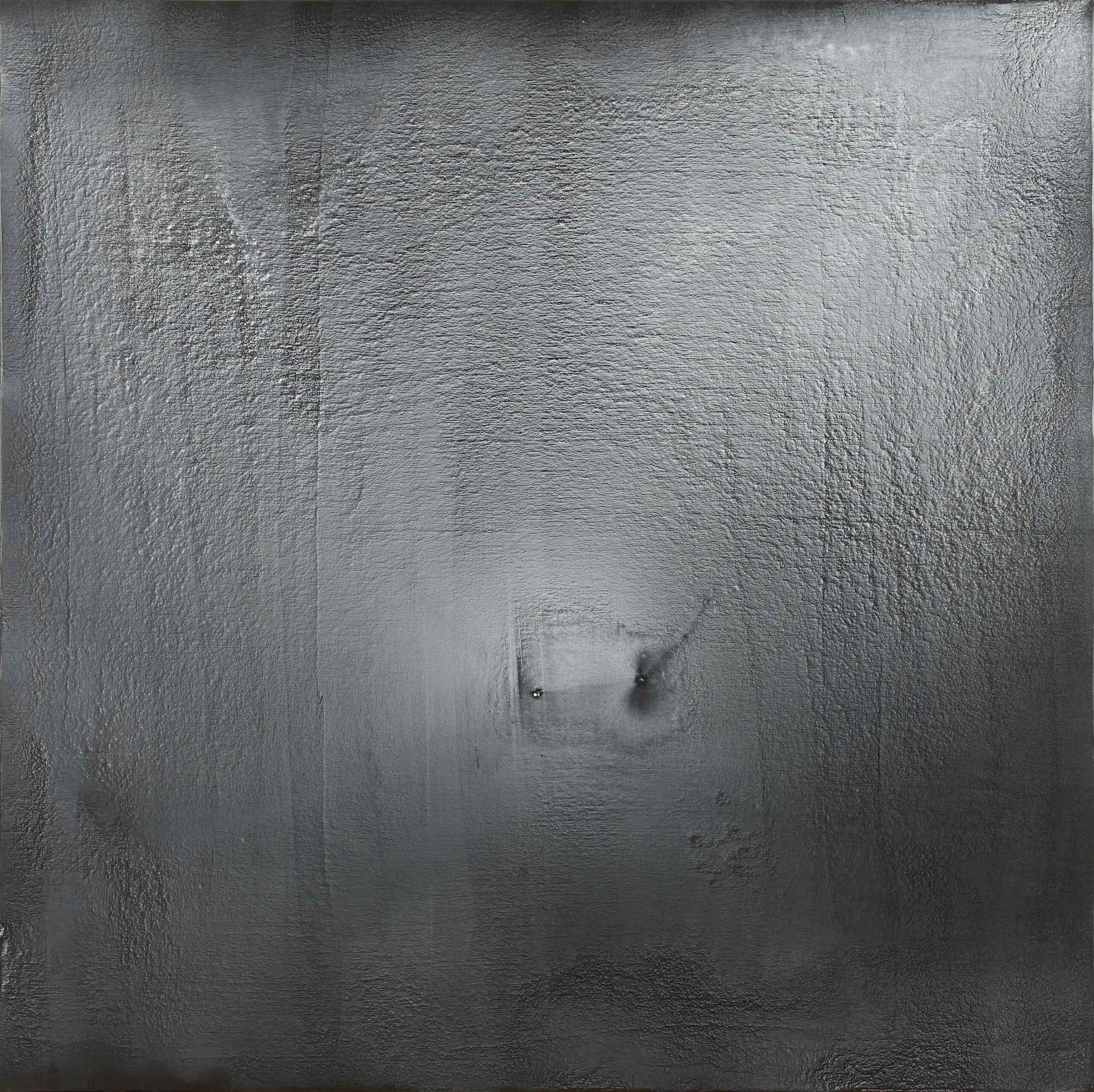 Gray 28-2007-Acrylic on canvas-156x156cm