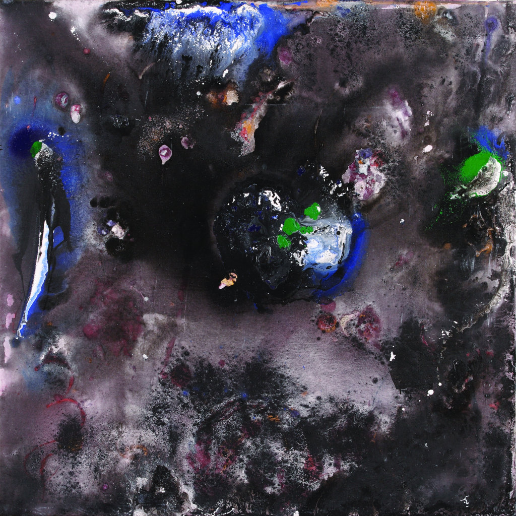 Constallation 05, 1993, acrylic on canvas, 100x100 cm