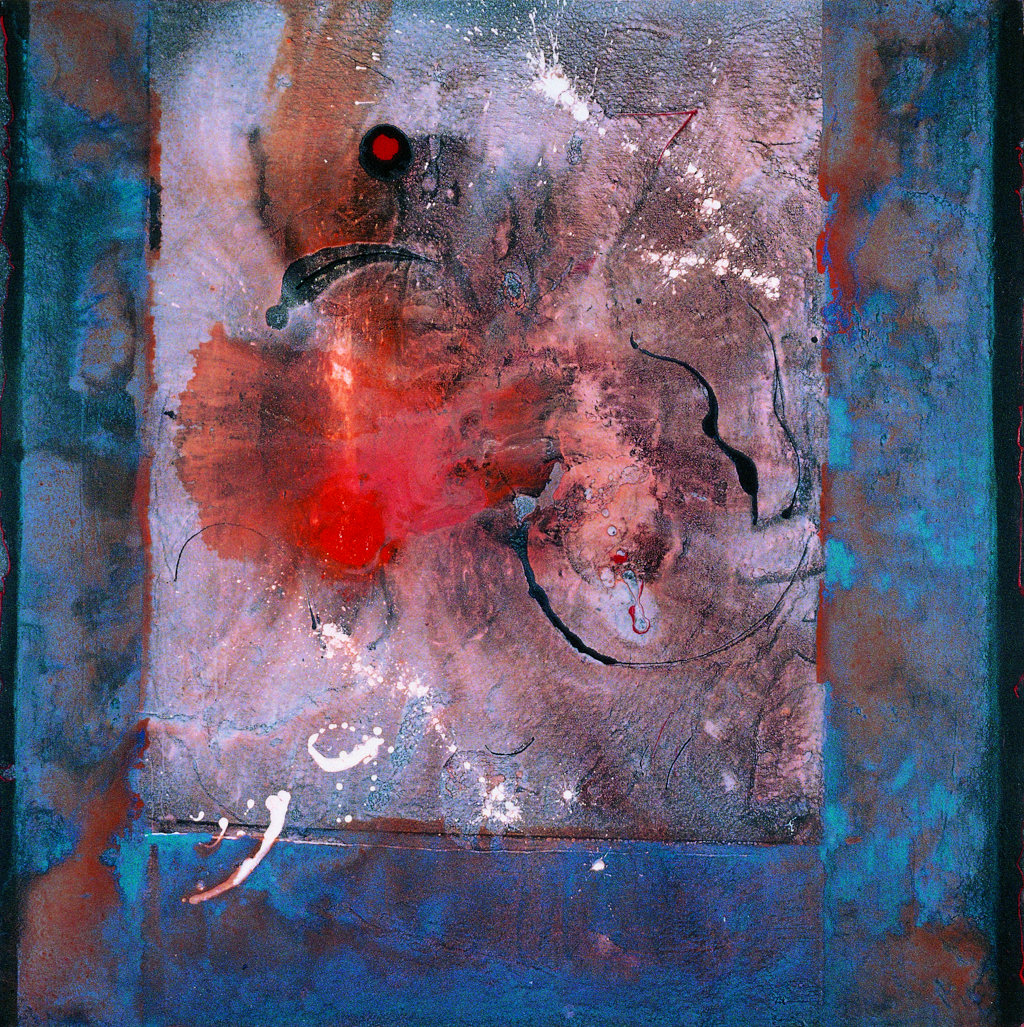 Constallation 08, 1993, acrylic on canvas, 150x150 cm