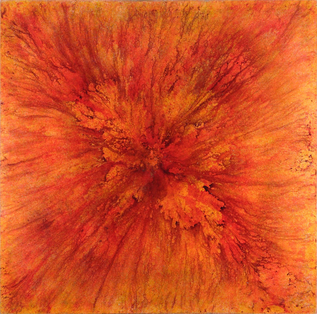 Creation 08-2000-Acrylic on canvas-200x200 cm