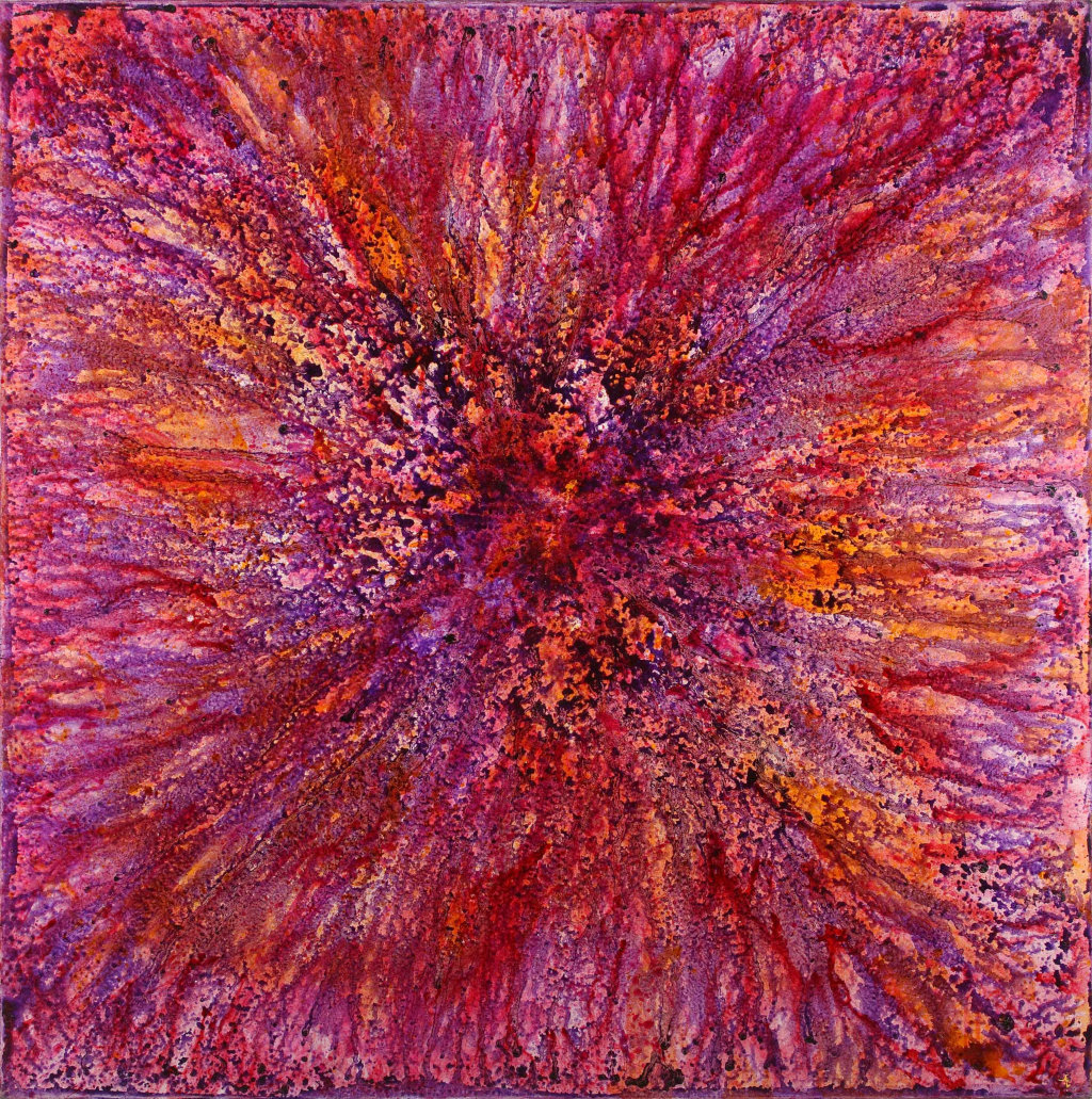 Creation 09-2002-Acrylic on canvas-200x200 cm